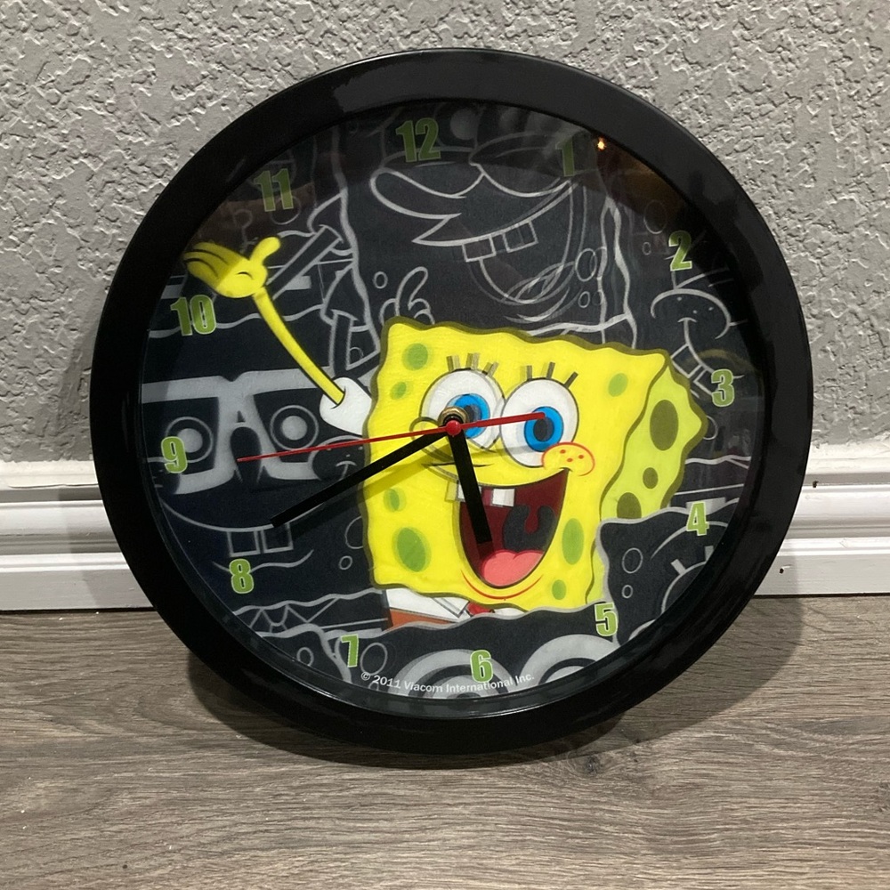SpongeBob clock